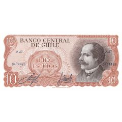 10 Escudos blue/black serial