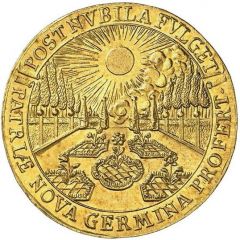 2 Ducats - Maximilian II Emanuel Return from the Netherlands