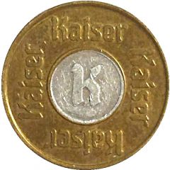 Vending Machine Token - Kaiser beer
