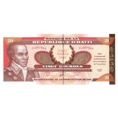 20 Gourdes Bicentennial