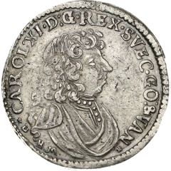 ⅔ Thaler - Charles XI