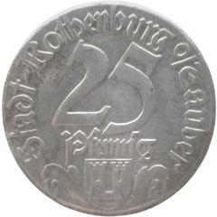 25 Pfennig - Rothenburg ob der Tauber Rathaus-Portal
