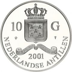 10 Gulden - Beatrix Clovis I Tremissisfiorino d`oro
