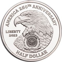 1/2 Dollar - Charles III Boston Tea Party