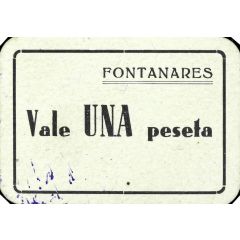 1 Peseta Fontanares