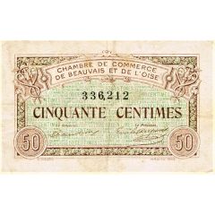 50 Centimes - Chambre de Commerce de Beauvais et de l`Oise 60