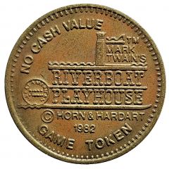 Game Token - Mark Twain`s Riverboat Playhouse Daniel and the Dixie Diggers