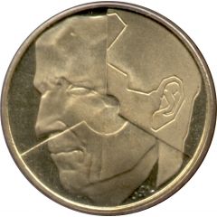 5 Francs - Baudouin I Dutch text