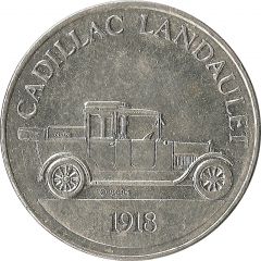 Token - Sunoco Antique Car Coins - Series 1 Cadillac Landaulet