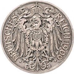 25 Pfennig - Wilhelm II Pattern