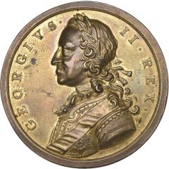 Medal - George II British Victories, bronze