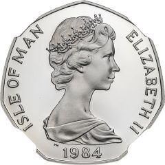 50 Pence - Elizabeth II Christmas, Platinum Proof