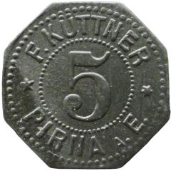 5 Pfennig - Pirna A. E. F. Küttner