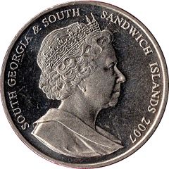 2 Pounds - Elizabeth II James Cook
