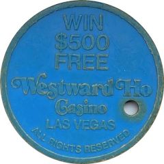 1 Free Play Token - Westward Ho Casino Las Vegas, Nevada