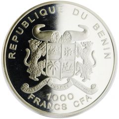 1000 Francs CFA Zebra