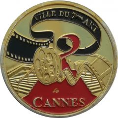 Jeton touristique - Souvenirs et Patrimoine - Cannes -Ville du 7ème art