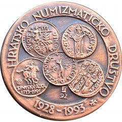 Medal - Nikola Zrinski Croatian Numismatic Society