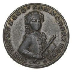 Medal - George II Raids on St Malo and Cherbourg