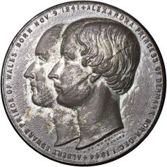 Medal - Victoria Royal Wedding, H. Brown, 42mm