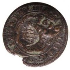 12 Maravedis - Felipe IV countermark