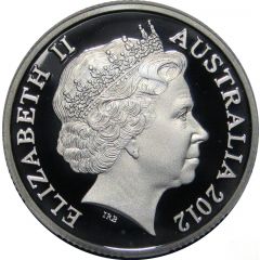 1 Dollar - Elizabeth II 4th Portrait - Wheat Sheaf Dollar - Silver Proof