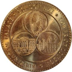 Medal - London Eye Buckingham Palace, London Eye, Tower of London