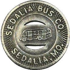 1 Fare - Sedalia Bus Co. Sedalia, Missouri
