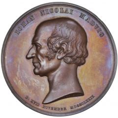 Medal - Johan Madvig Election as rector