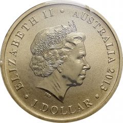 1 Dollar - Elizabeth II 4th Portrait - Lest We Forget - Engineers