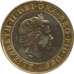 2 Pounds - Elizabeth II 4th portrait, Isambard K. Brunel