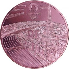 1/4 euro Relais de la flamme olympique