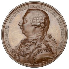 Medal - George III Death, C.H. Küchler, bronze
