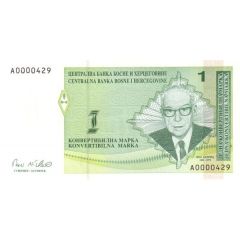 1 Konvertibilna Marka Not issued