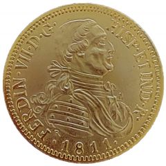 Replica - 8 Escudos - Fernando VII Bust of Carlos IV