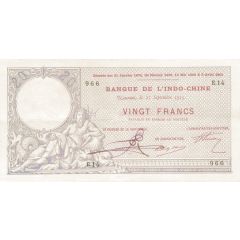 20 Francs With Decree