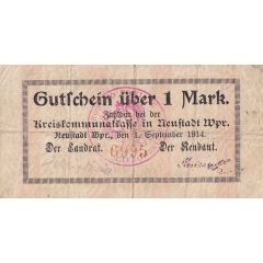 1 Mark Kreis Neustadt in Westpreußen