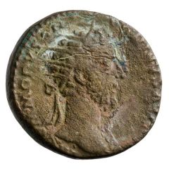 Dupondius - Commodus TR P VIII IMP VI COS IIII P P S C, Fortuna