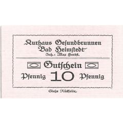 10 Pfennig Kurhaus Gesundbrunnen