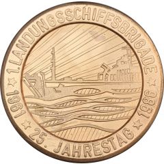 Medal - 25th anniversary of the 1. Landungsschiffbrigade