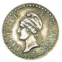 1 Centime pattern, procédé de Gengembre