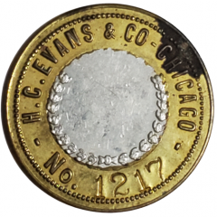 5 Dollars - H. C. Evans and Co. Chicago, Illinois