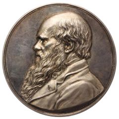Medal Charles Darwin; silver