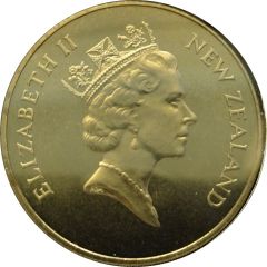 5 Dollars - Elizabeth II 3rd Portrait, Saddleback