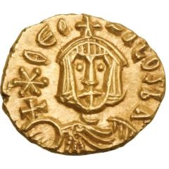 Tremissis - Theophilos Syracuse; Θεοφιlος on both sides
