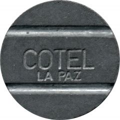 Telephone Token COTEL - date and triangle on reverse