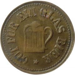 1 Glas Bier Countermarked `Z`
