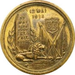 Medal - 17. Mai 1914 Lion