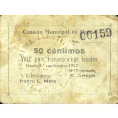 50 Céntimos Ocaña
