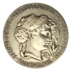 Medal - Société d’encouragement à l’agriculture de la Dordogne